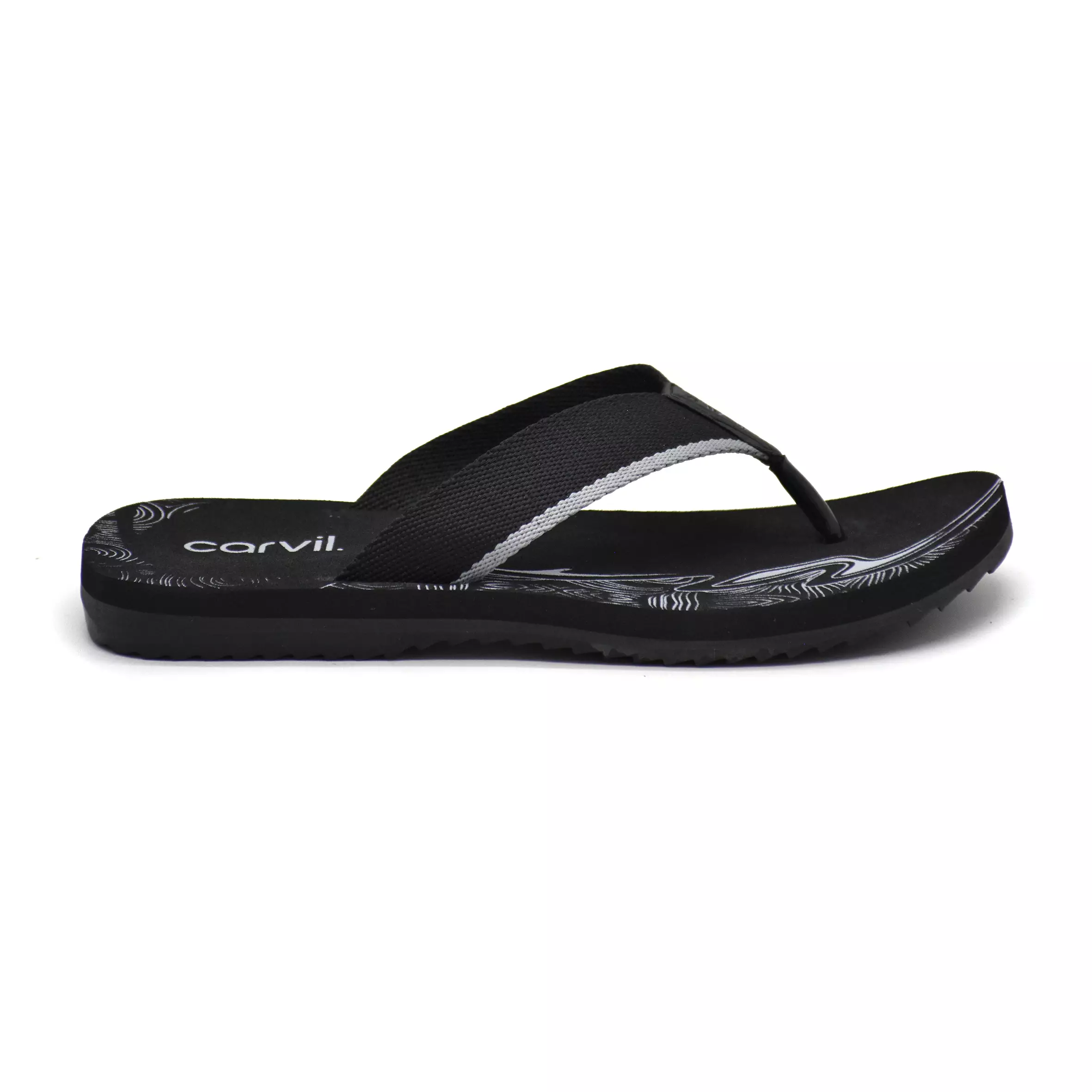 Carvil Sandal Pria Avengero-Me Black/Light Grey