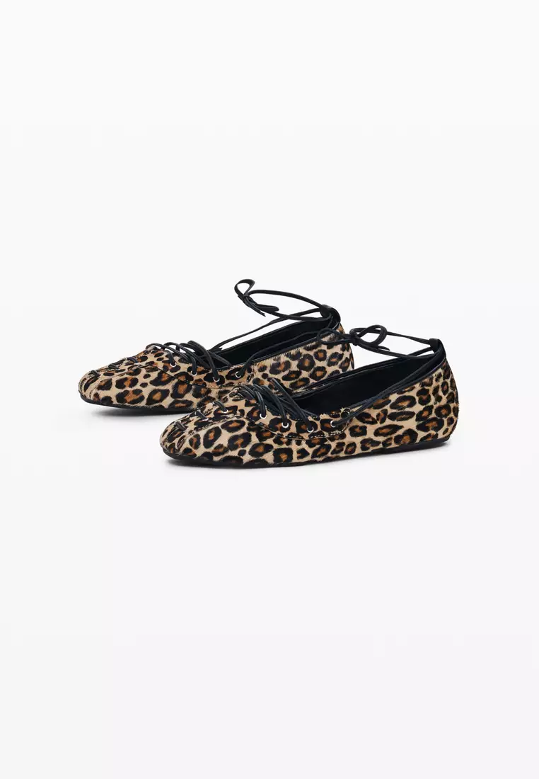Desigual Leopard Flat Ballerina Shoes 2025 Buy Desigual Online