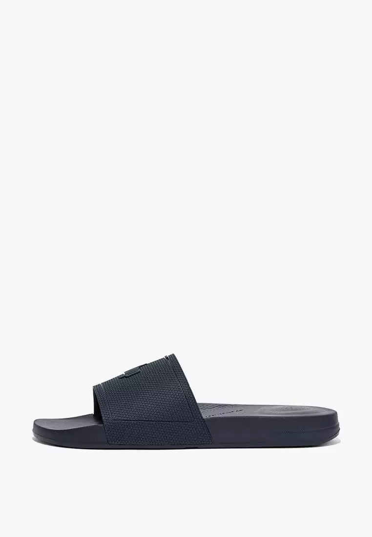 Discount on Fitflop  shoes - SKU: Iqushion Slides - Midnight Navy