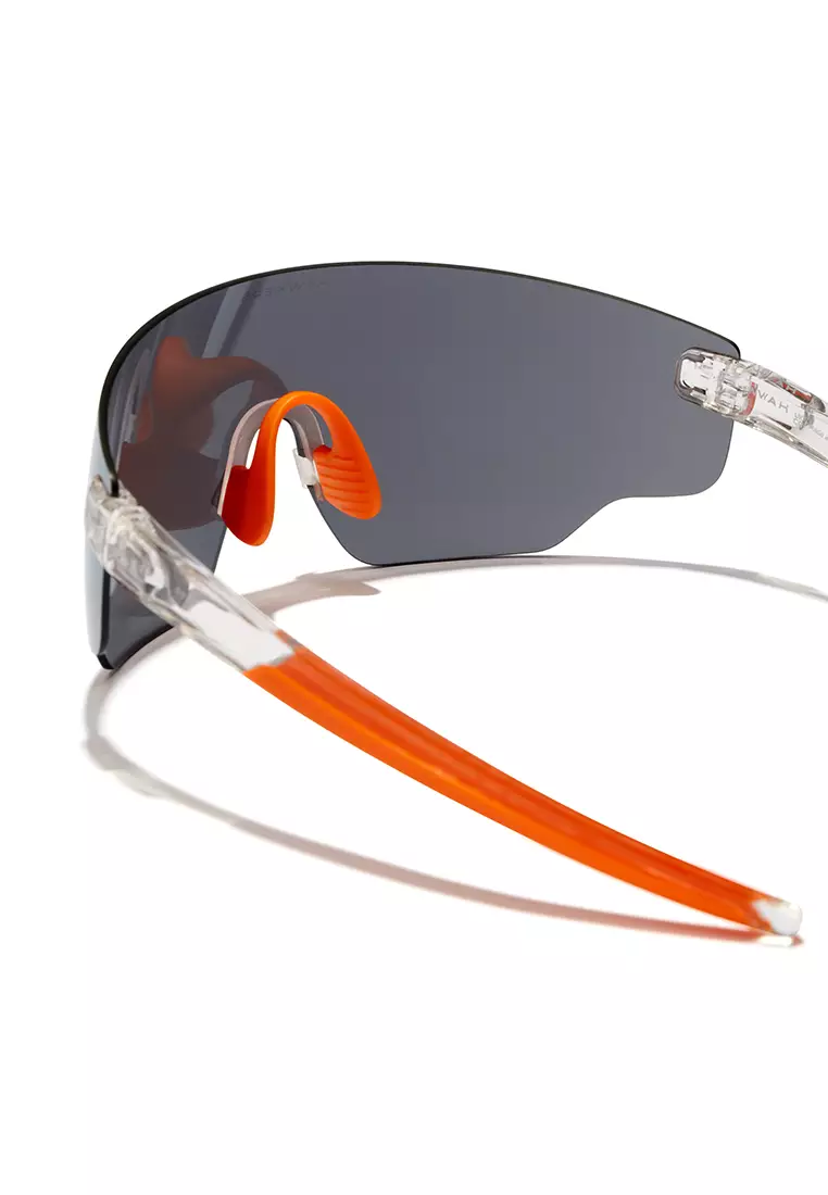 HAWKERS Transparent Chrome Speed Sunglasses For Men And Women, Unisex. Official Product Made In Italy