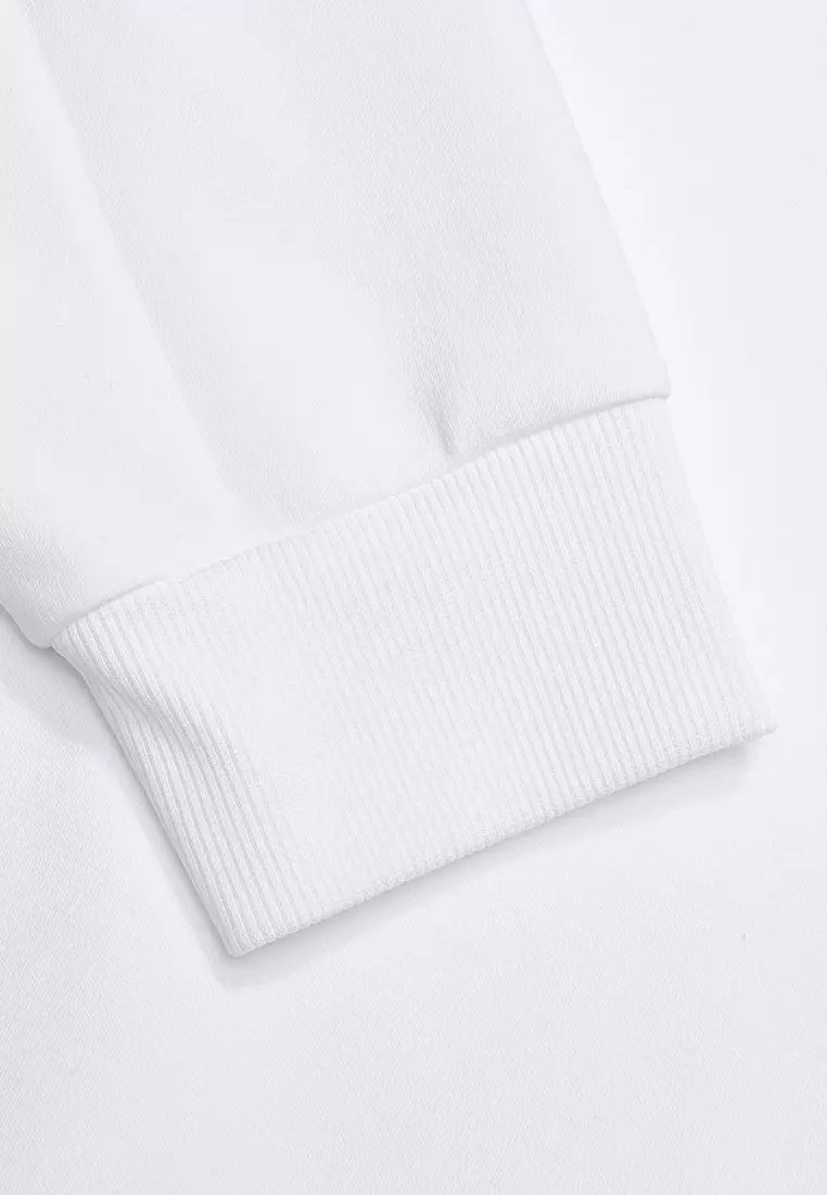 FILA CORE Men's MAGIC STICK WHITE LINE ORIGINALE Hoodie in White