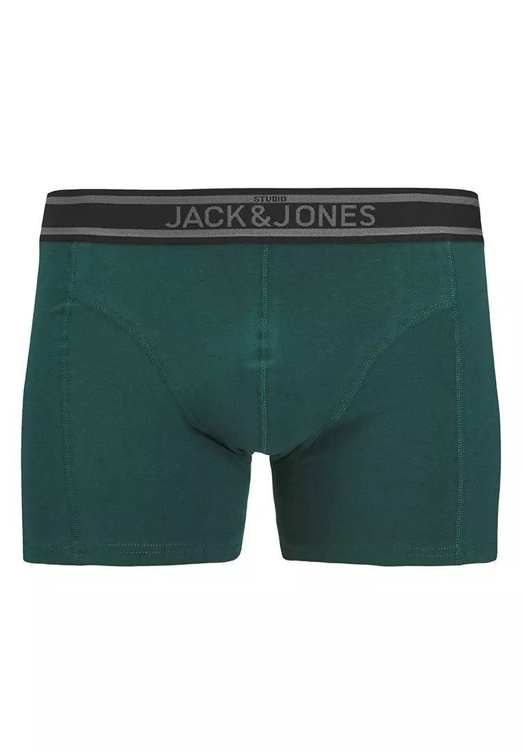 Jack & Jones JACSOLID BOXER BRIEFS 3 PACK - Boxershort - black/zwart