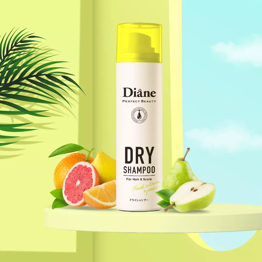 Diane Perfect Beauty Dry Shampoo For Hair & Scalp Fresh Citrus & Pear 95g