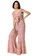 Indya pink Blush Geo Knotted Crop Top and Sharara Pants Set 44234AAC3155A2GS_1
