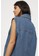 H&M blue Sleeveless shirt jacket E3EB7AA9675194GS_3