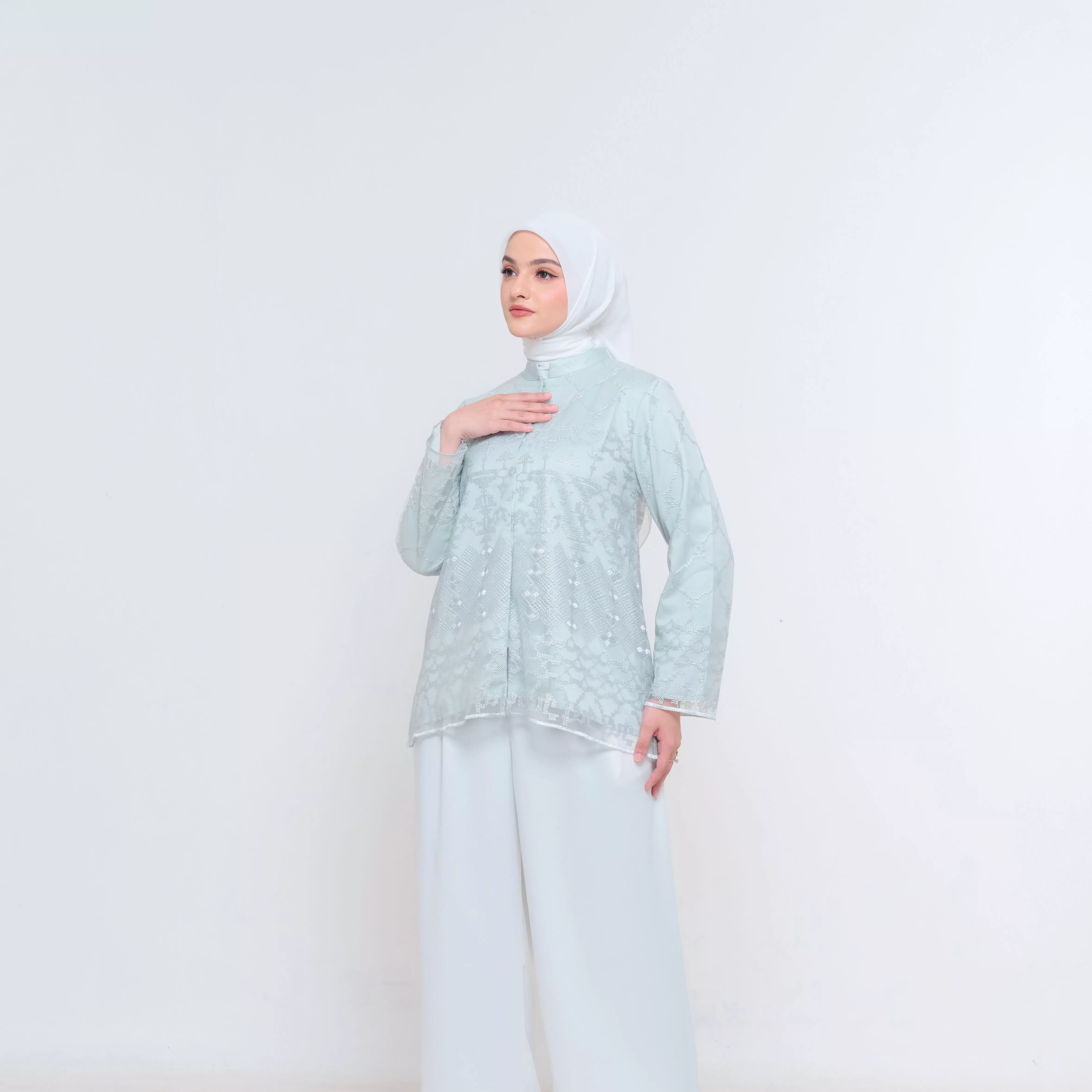 MFMW Misella Atasan Blouse Silver