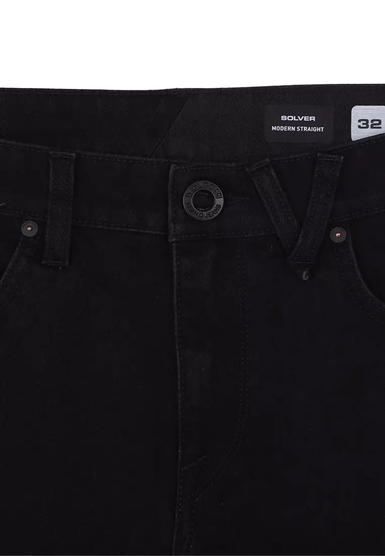 MWD SOLVER DENIM SHORTS BLACKOUT