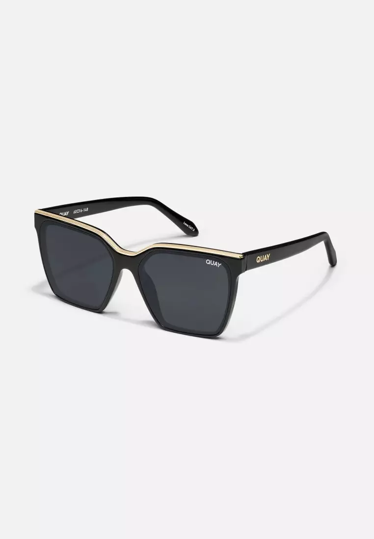 Level Up Sunglasses - Black Gold/Smoke