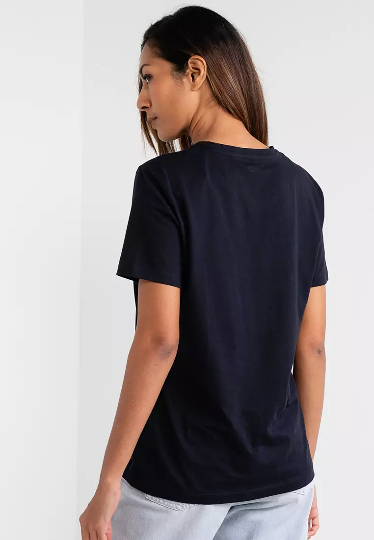 Buy Tommy Hilfiger Cursive Logo T-Shirt 2024 Online | ZALORA