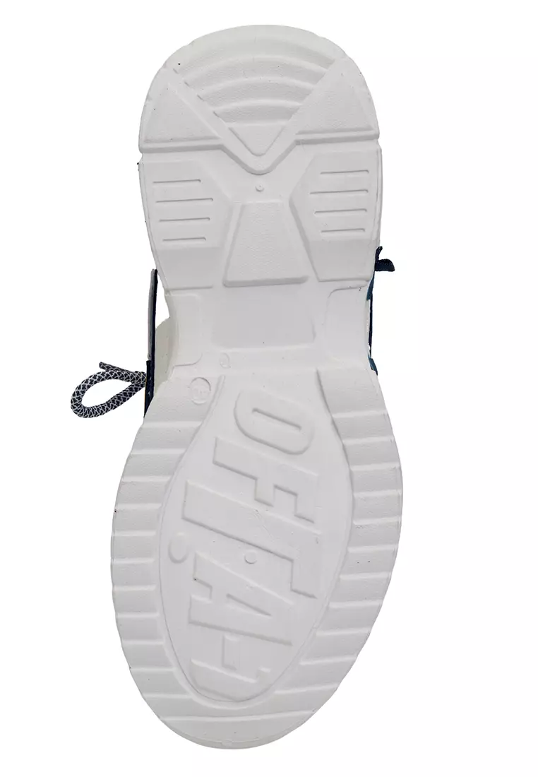 Anando Sepatu Sneakers Tali Pria Kombinasi Warna Casual Sport Shoes Stylish Material Mesh ORIGINAL - Green