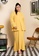 Lubna yellow Cotton Knit Plus Size Kuntum Set 45ED7AA25A76FEGS_3