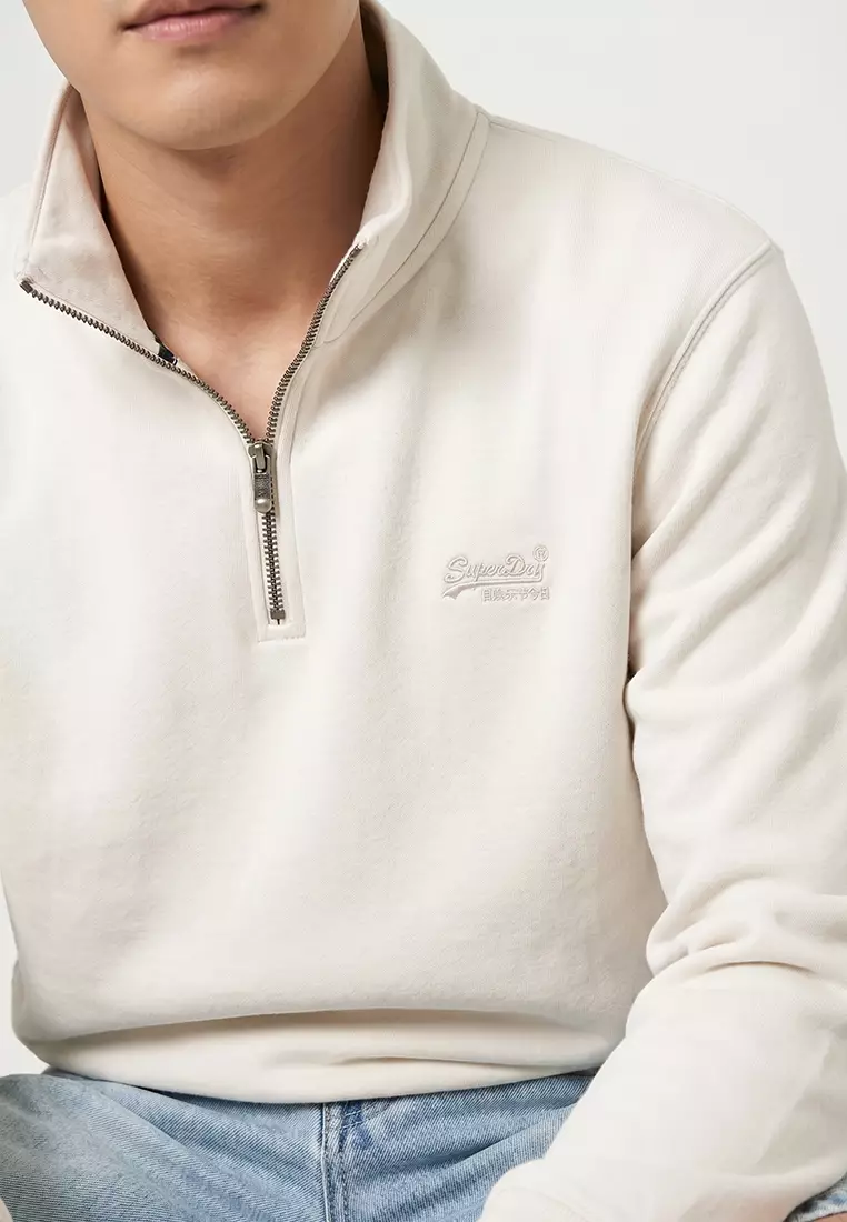 Essential Logo Half Zip Sweatshirt
