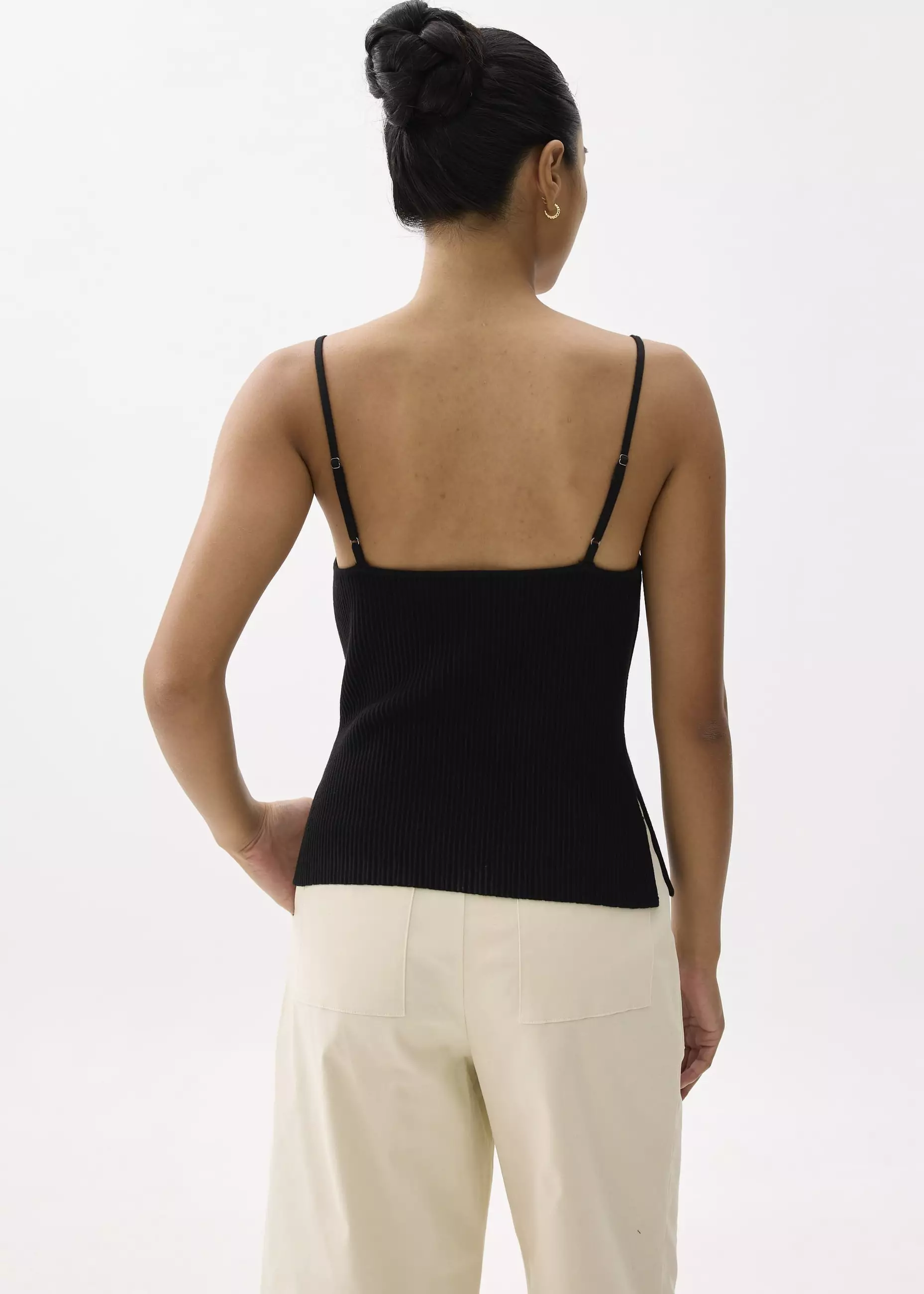 Atasan Wanita - Kendra Contour Knit Camisole Top
