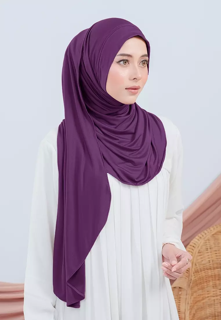 HIJAB INSTAN FAYZA - DARK PURPLE