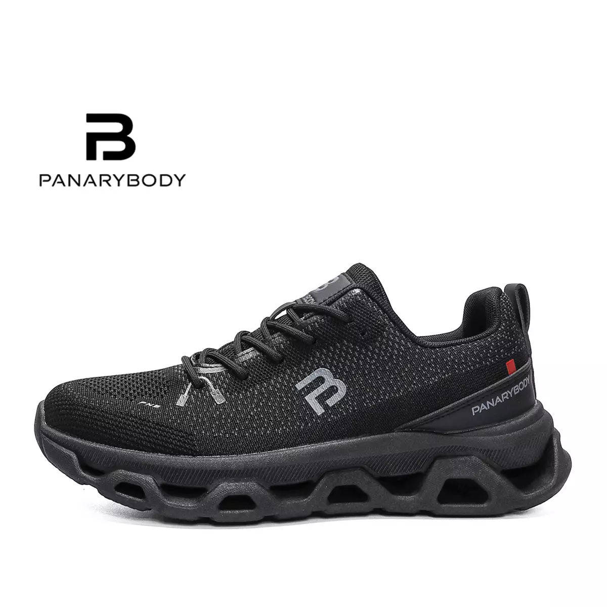 Sepatu Olahraga Cowok Bertali Kasual Running Sepatu Pria Ringan QNW520