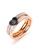 Air Jewellery gold Luxurious Black Love Ring In Rose Gold B5B99AC194B884GS_1