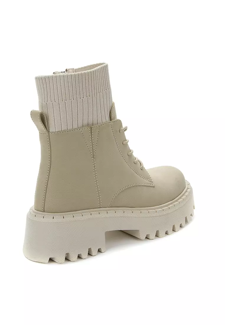 Zara boots 2025 beige