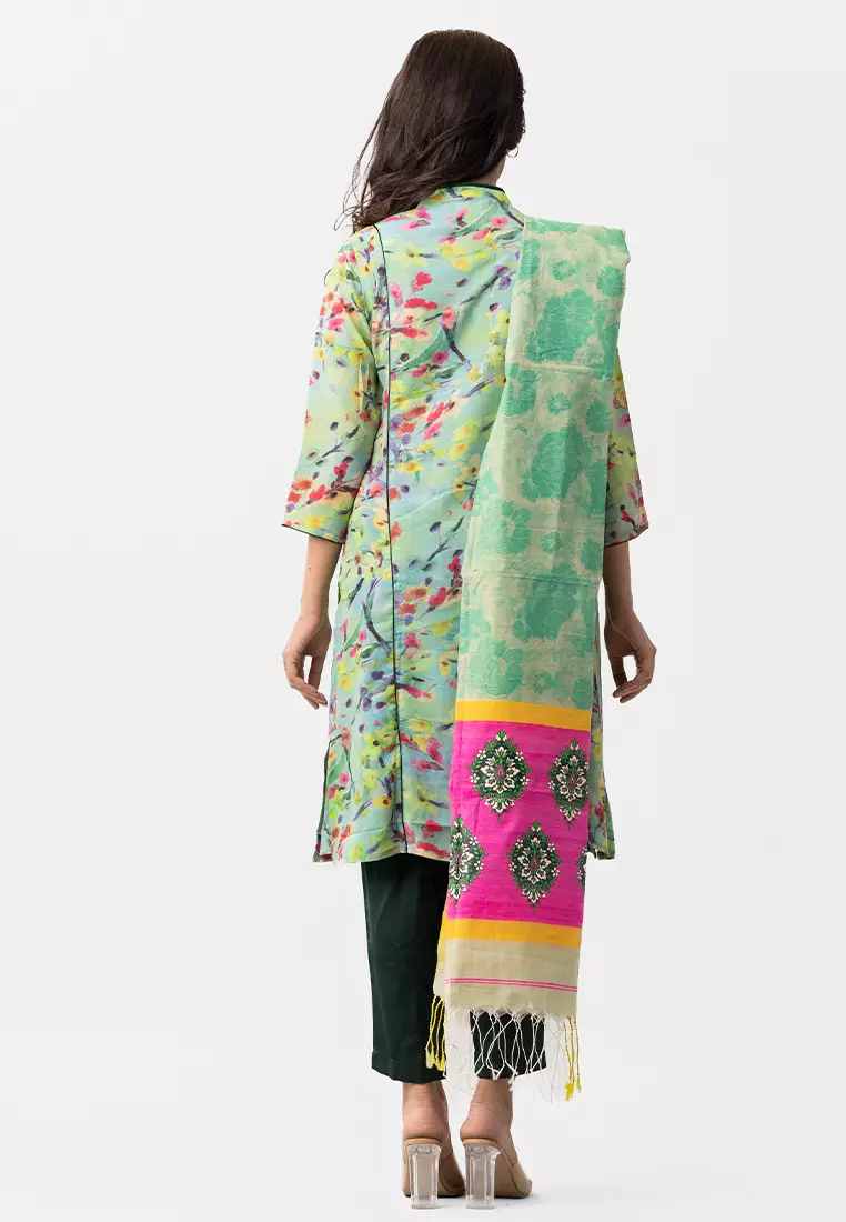 Le Reve Bloomingdale Printed Salwar Kameez with Dupatta