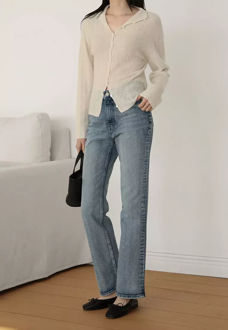 Ellisy Ribbon Flats (1cm) - Black