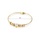 Glamorousky white Fashion and Simple Plated Gold Heart-shaped 316L Stainless Steel Bangle with Cubic Zirconia E4400ACE04B109GS_2