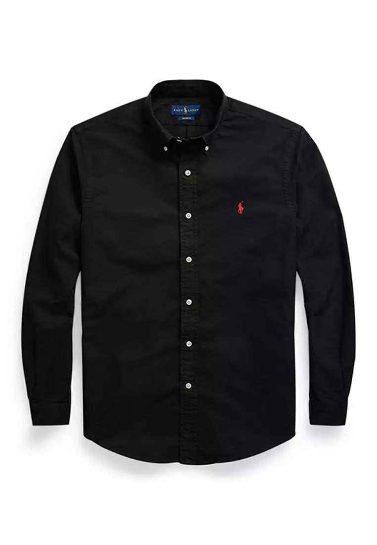 Custom Fit Garment-Dyed Oxford Shirt