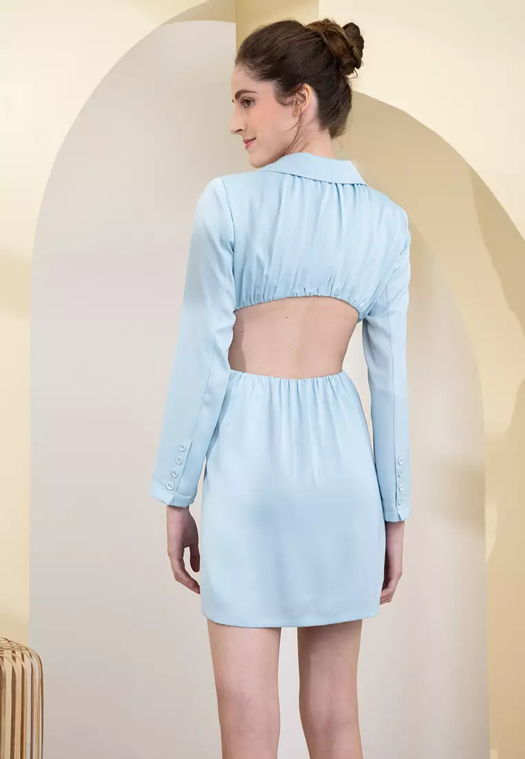 Zalora Studios Cut Out Back Blazer Dress 2024 Buy Zalora Studios
