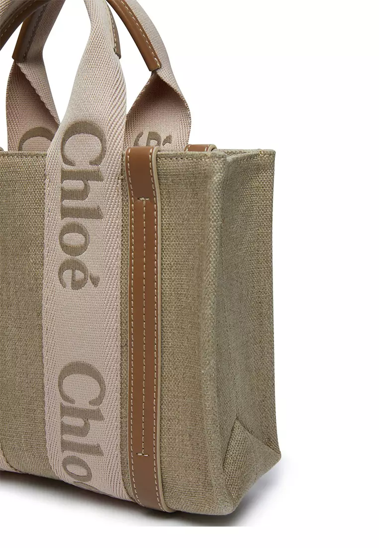 Small Woody Tote Bag Blushy Beige CHC23AS397L1726Y