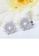 Glamorousky white Simple Bright Geometric Round Stud Earrings with Cubic Zirconia 9B7FAAC7CD2916GS_3