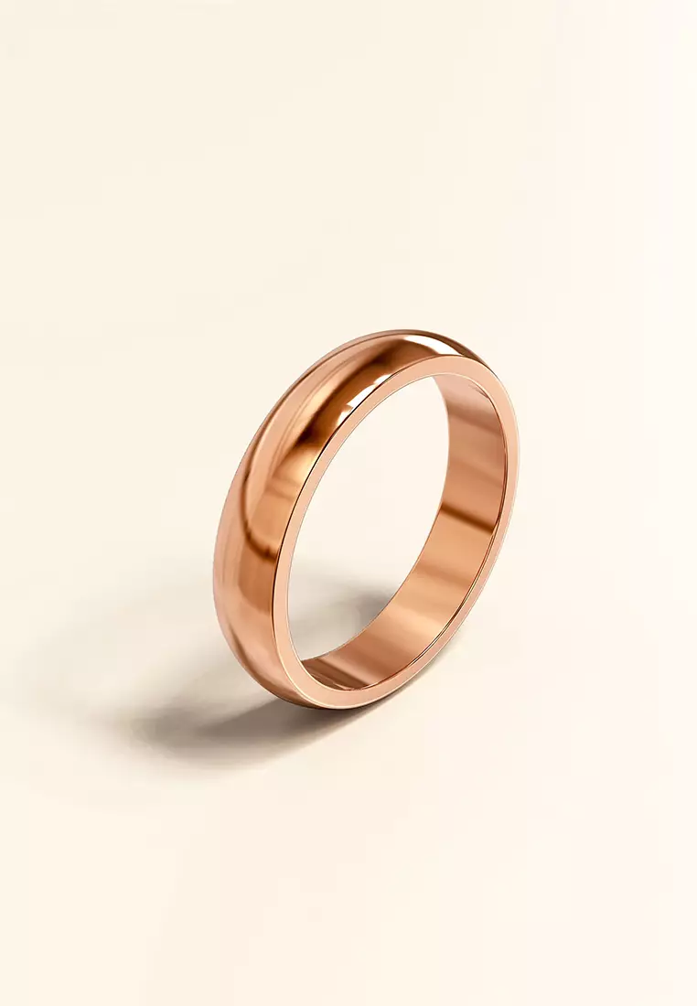 Louise Minimalist Rose Gold Ring