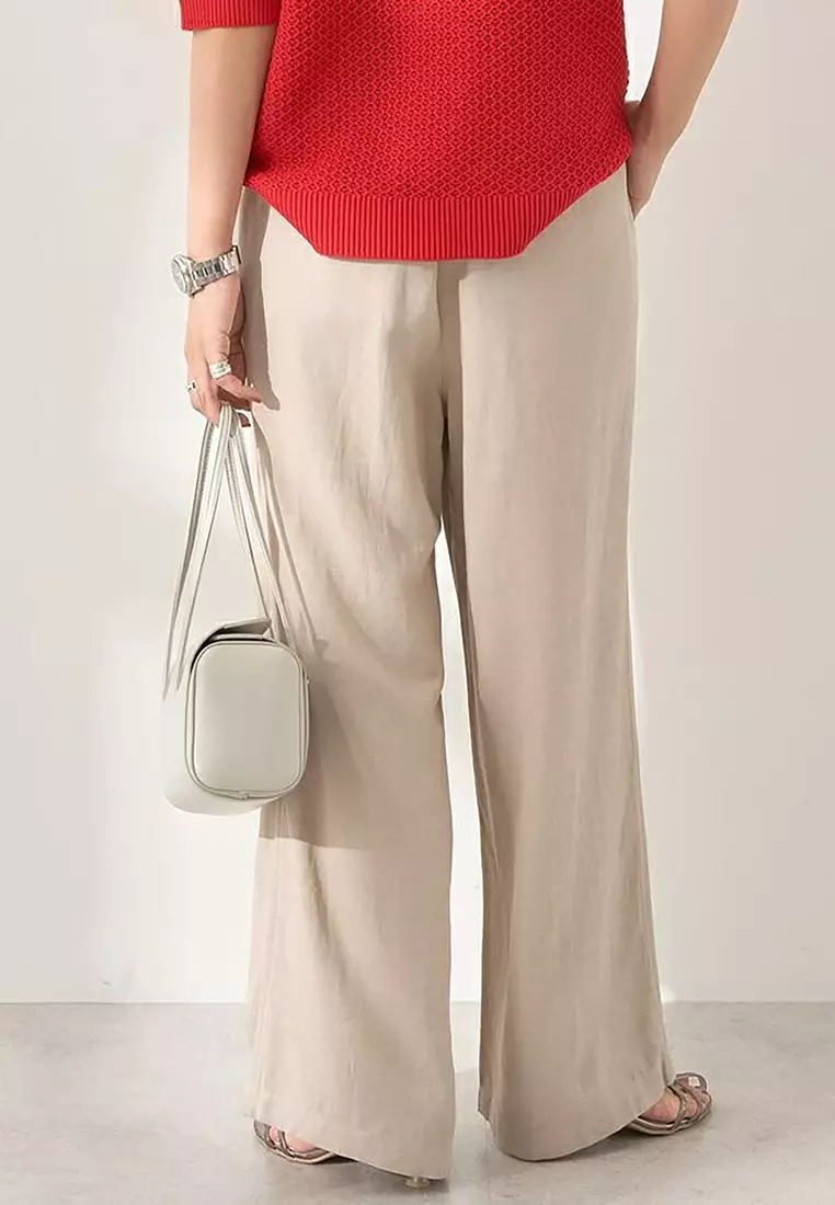 American Holic - Nire Linen Wide Pants