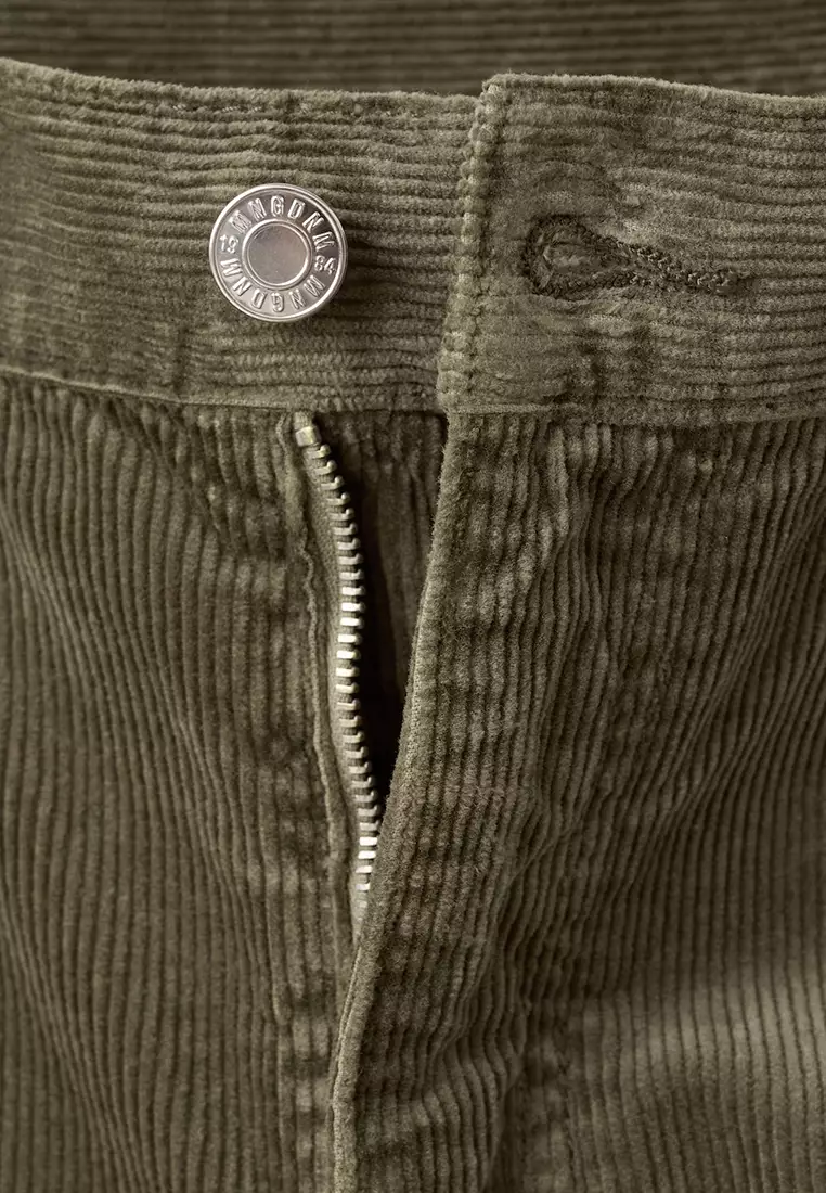 Wide-Leg Corduroy Jeans