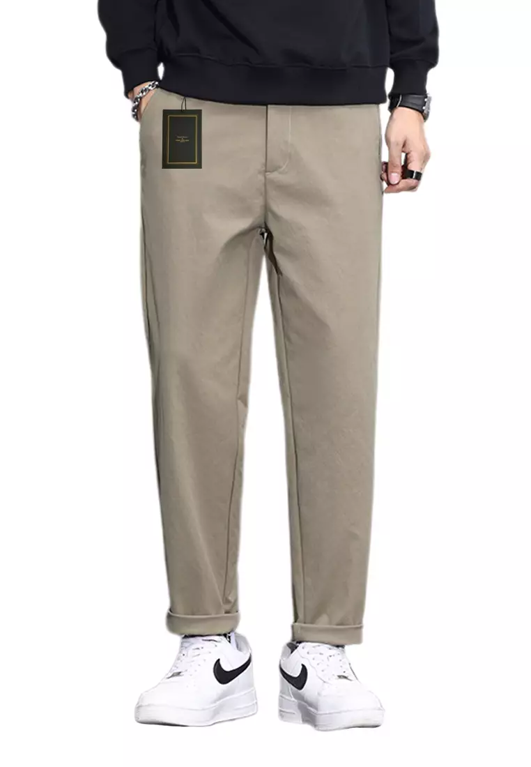 Tapered Mid Waist Suit Pants AY-L9875