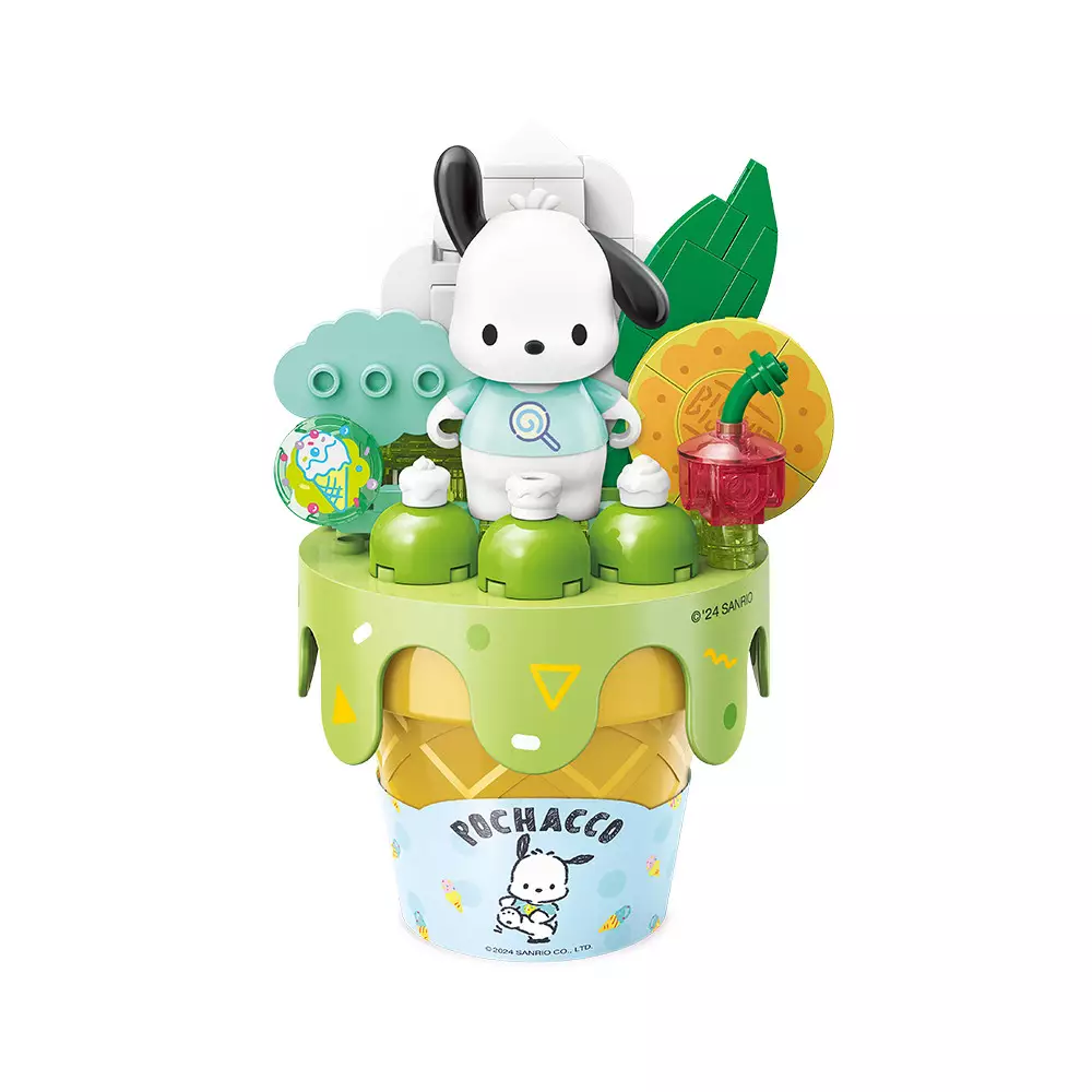 KEEPPLAY SANRIO POCHACCO GREEN GRAPE ICE CREAM CONE