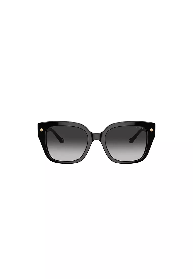 Women's Square Frame Black Acetate Sunglasses - HC8392U
