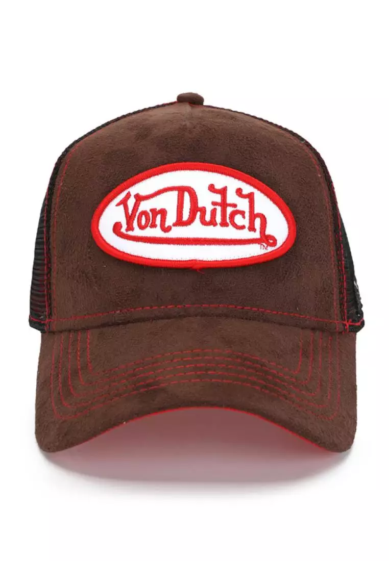 Von Dutch trucker hat Black, white and gold Brand - Depop