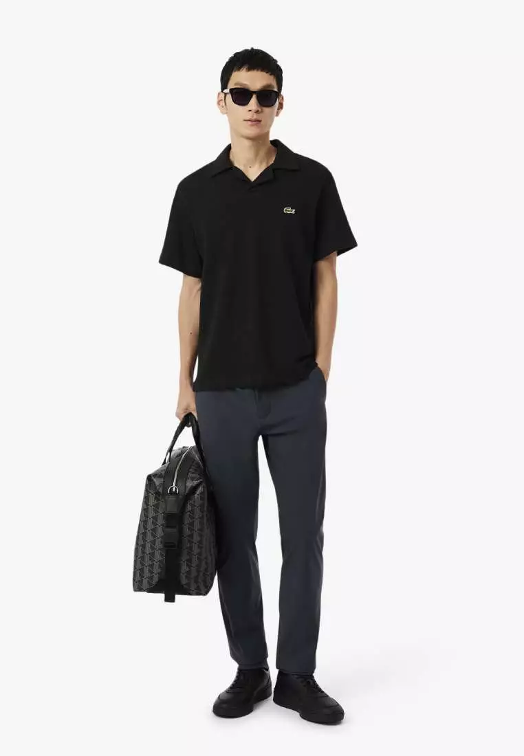 Classic Fit Cotton-Linen Polo Shirt