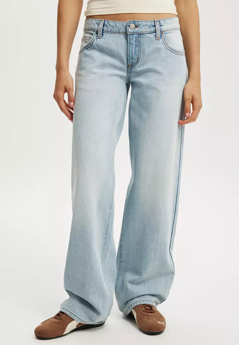 Low Rise Straight Jeans