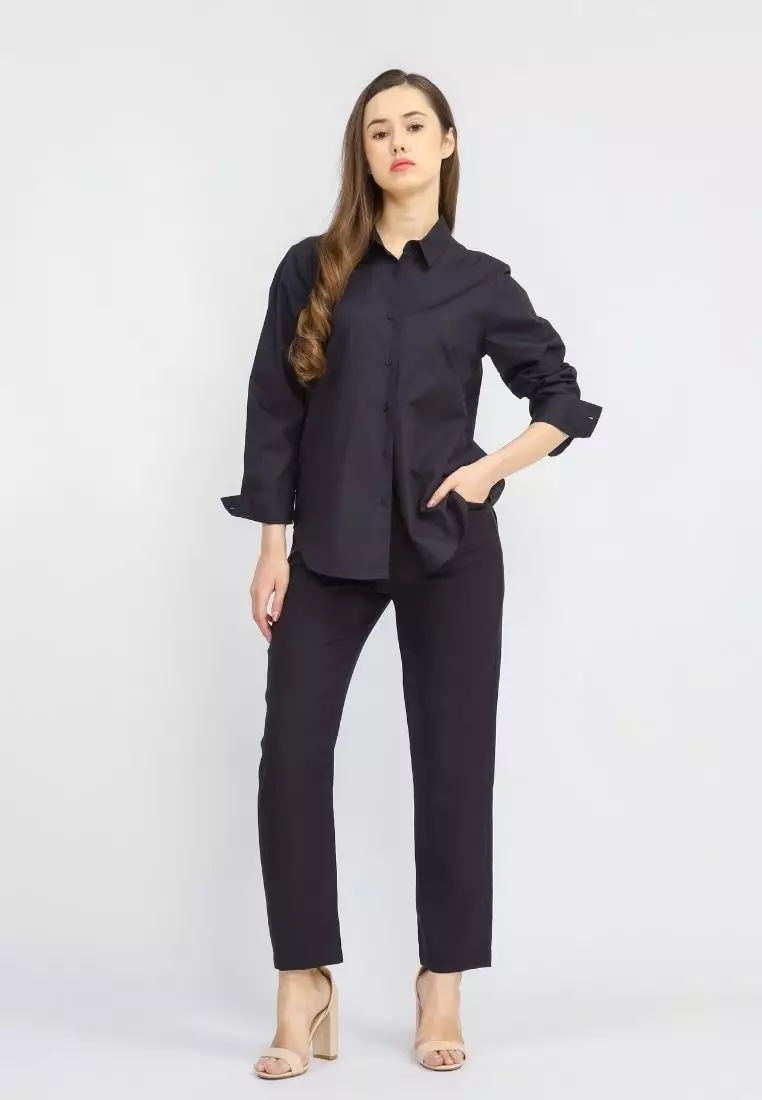 Urban Exchange Sabrina Black Shirt