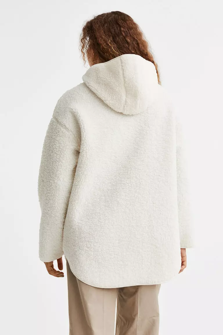 H&M Oversized Fleece Hoodie