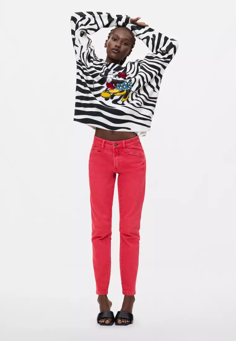 Disney Mickey & Minnie Graphic Knit Sweater