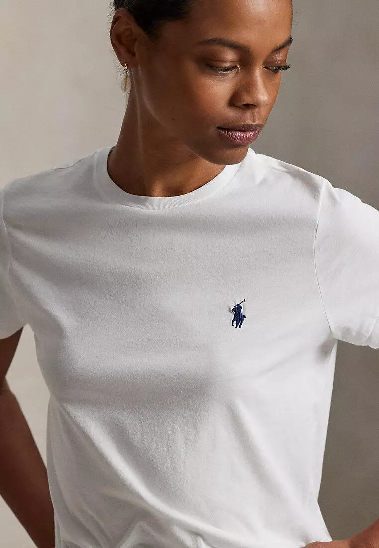 Cotton Jersey Crewneck Tee