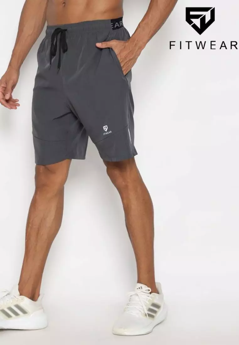 Fitwear - Celana Lari Dryfit Pria FITWEAR DYLAN PRINTED WAIST (FITWEAR) - GRAY