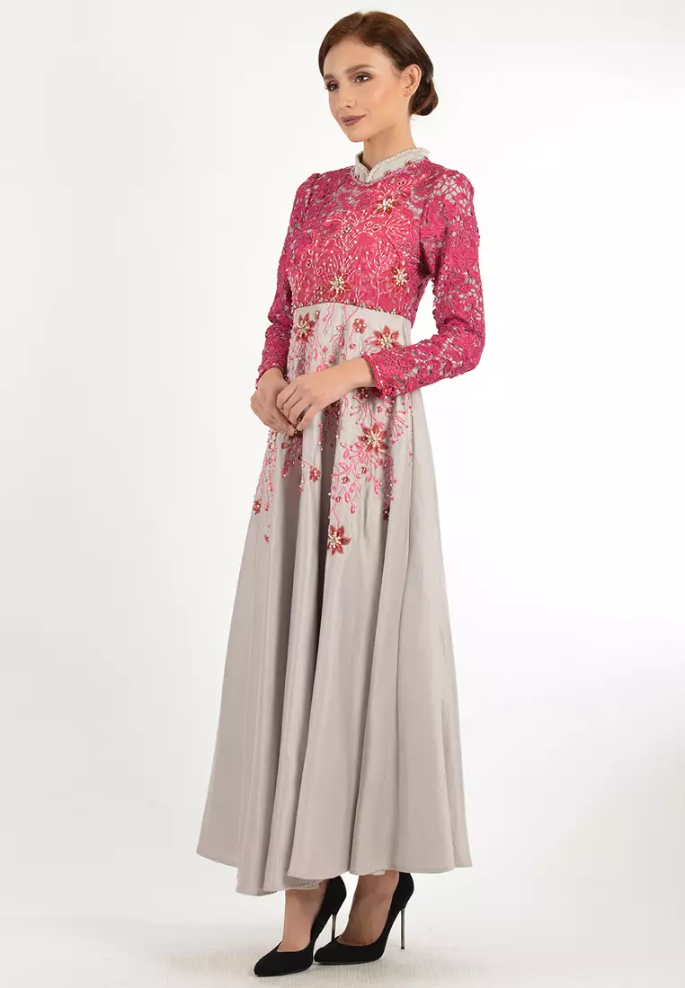 Bibiq Gamis Brokat Satin