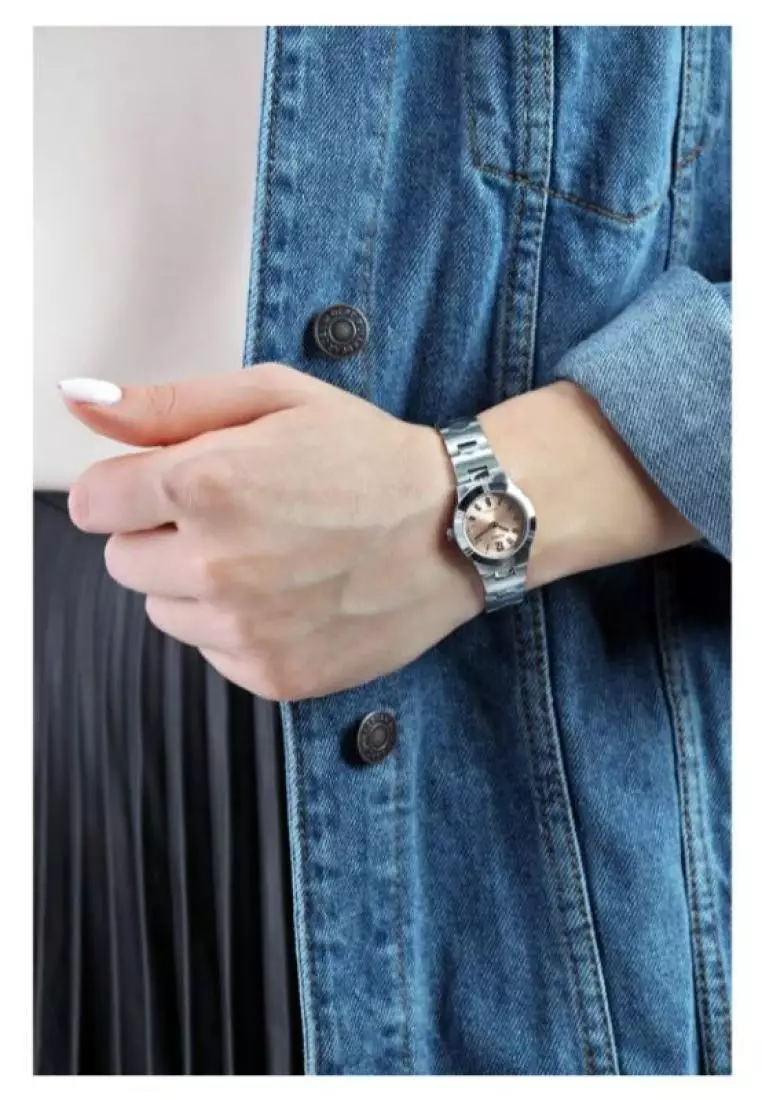 Women's Analog Watch LTP-1241D-4A3 Stainless Steel Band Casual Watch