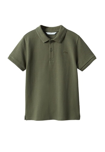 MANGO KIDS green Cotton Polo Shirt 413E0KA163D185GS_1