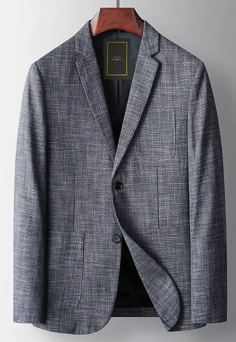 Italian Cotton Linen Texture Suit Jacket WK-KD9216