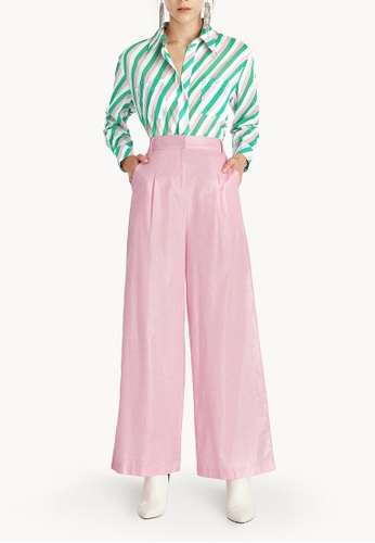 Kemeja Kaos Stripe Finger Pink Daftar Harga Terlengkap 