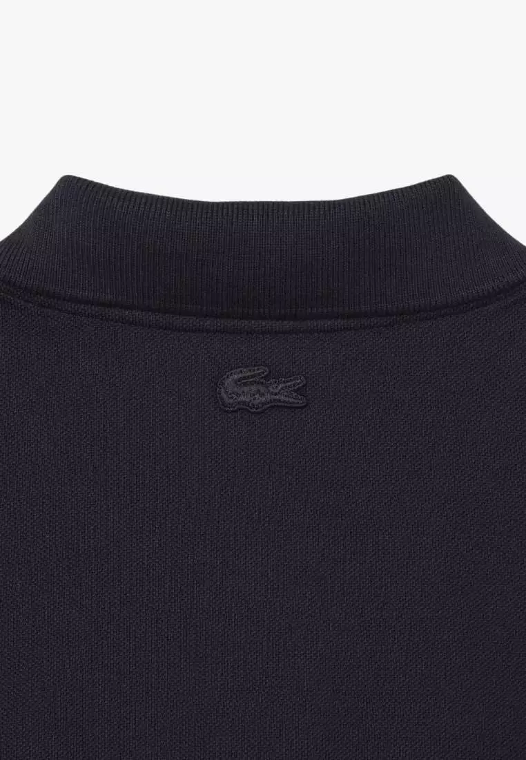 Classic Fit Embroidery Detail Petit Piqué Polo Shirt