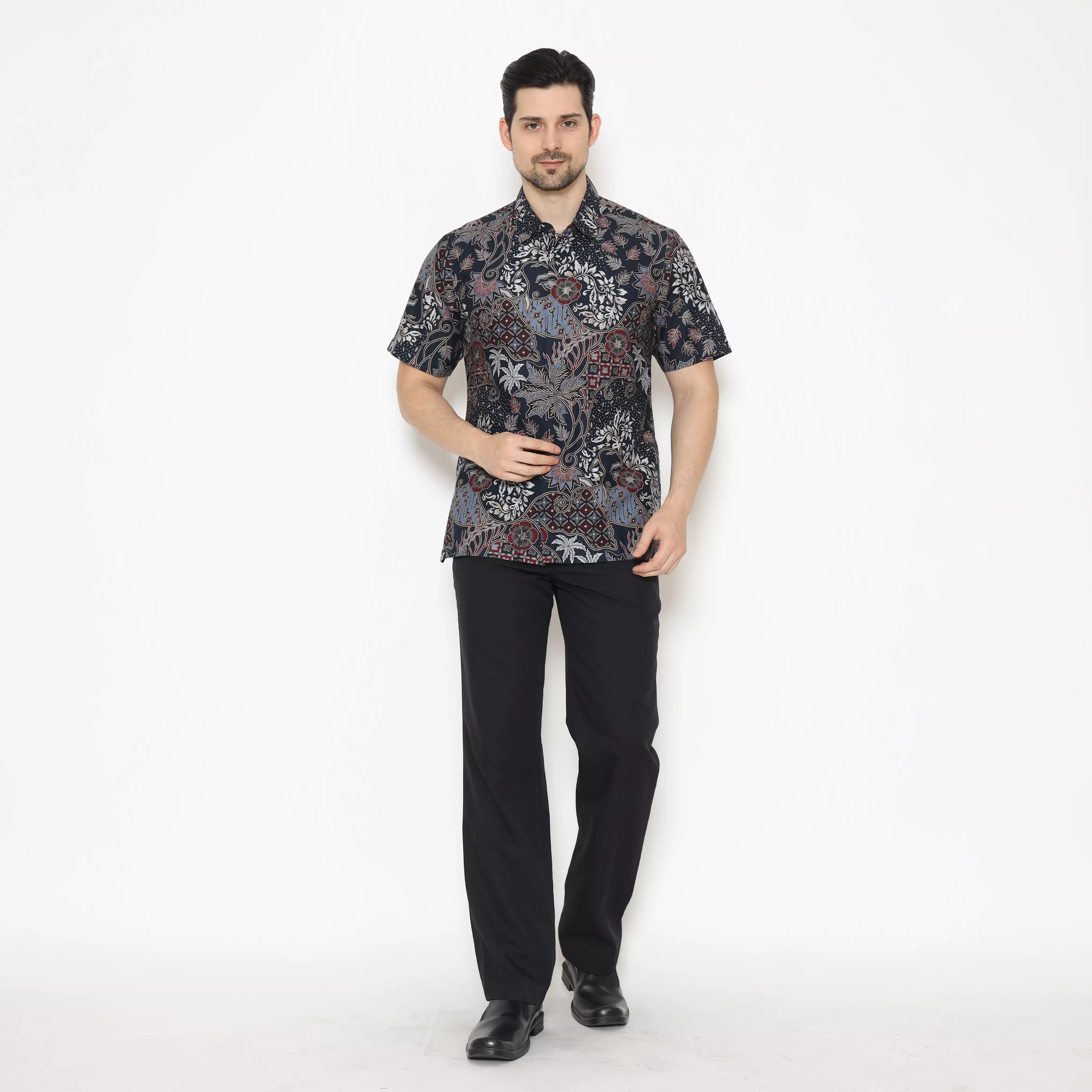 Kemeja Batik Pria - Bhatara Batik Kaysan - Atasan Lengan Pendek