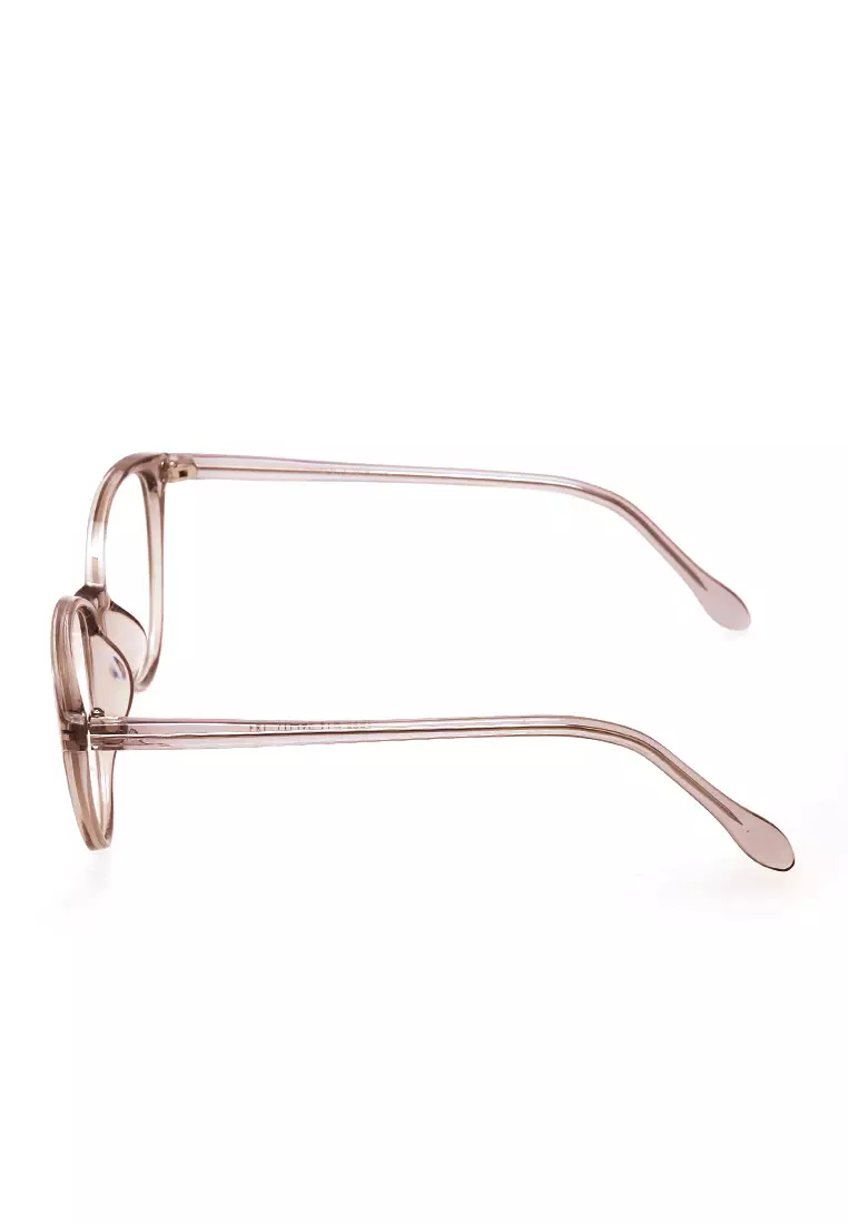 Kiano Kacamata Wanita Cat Eye Design Glasess Frame Material Plastic ORIGINAL - Brown